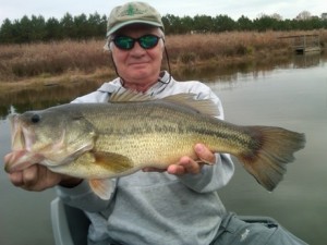 9 lb Bass Caught on jig